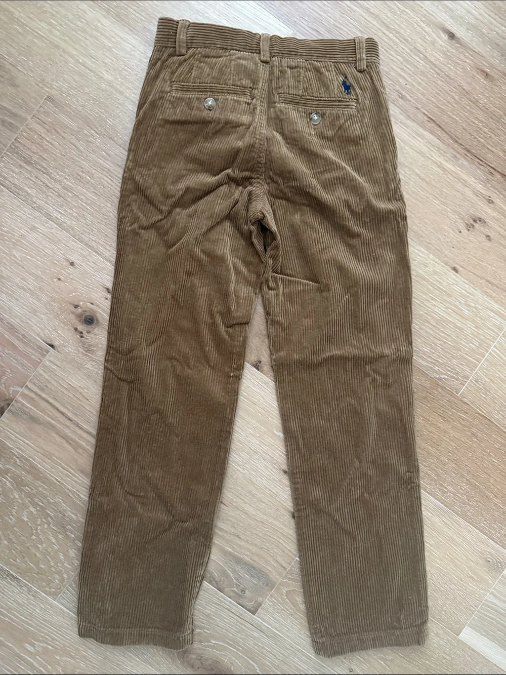 Boy’s Polo Ralph Lauren Corduroy Pants in Warm Brown - Straight Fit Size 7